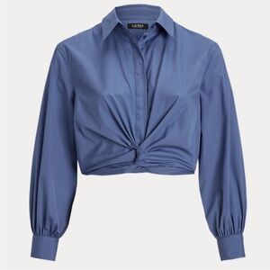 Ralph Lauren Blue Women's Top 100% cotton